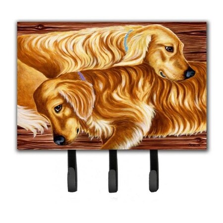 Carolines Treasures AMB1387TH68 Zeus & Chloie the Golden Retrievers Leash or Key Holder AMB1387TH68